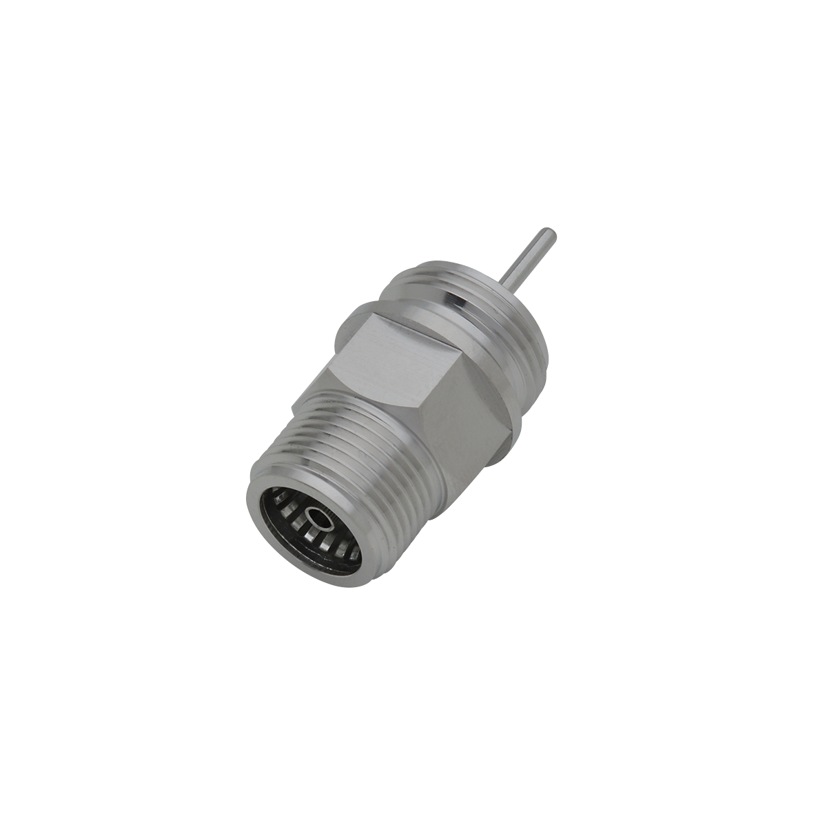 Adapter 5/8 male - IEC 14 female  12mm pin